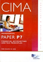 CIMA: Managerial P7: Financial Accounting and Tax Principles артикул 5666d.